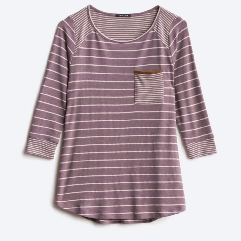 Front Pocket Raglan Top